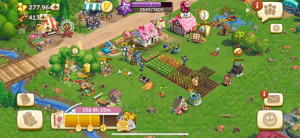 Gameplay de FarmVille 2