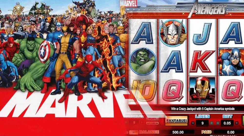 Slot mit Marvel-Thema