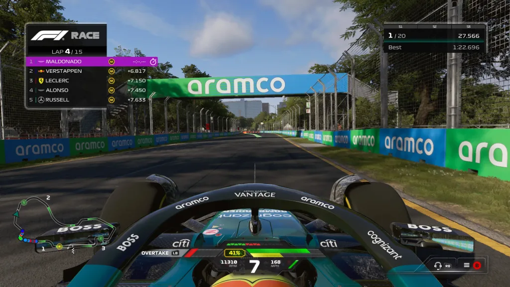 F1 2024 gameplay action