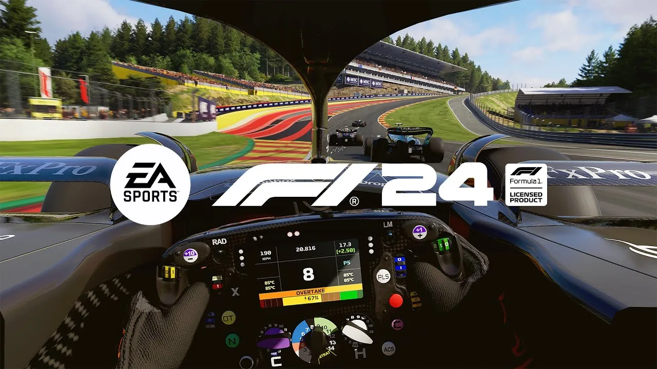 F1 2024 gameplay action