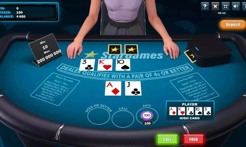 Grand Hold'em poker table